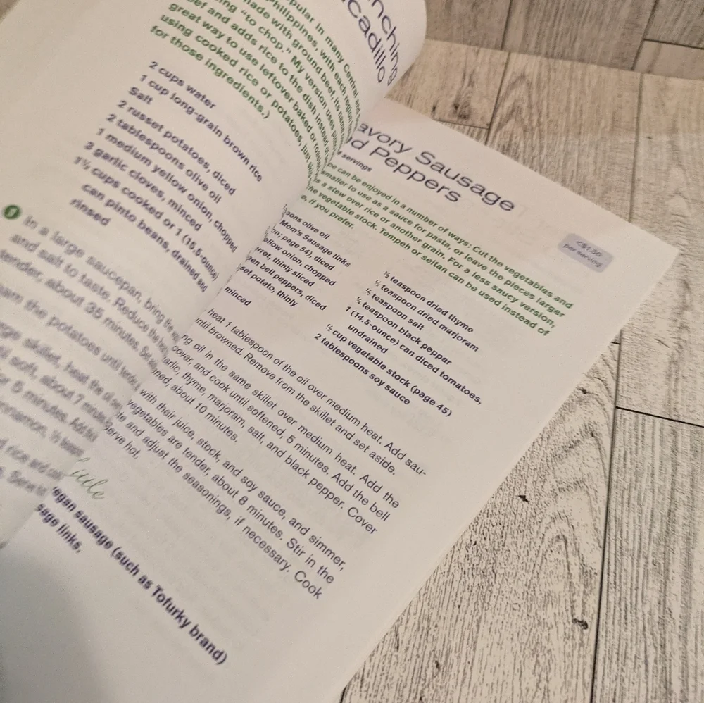 Vegan on the Cheap Cookbook by Robin Robertson - White Cover